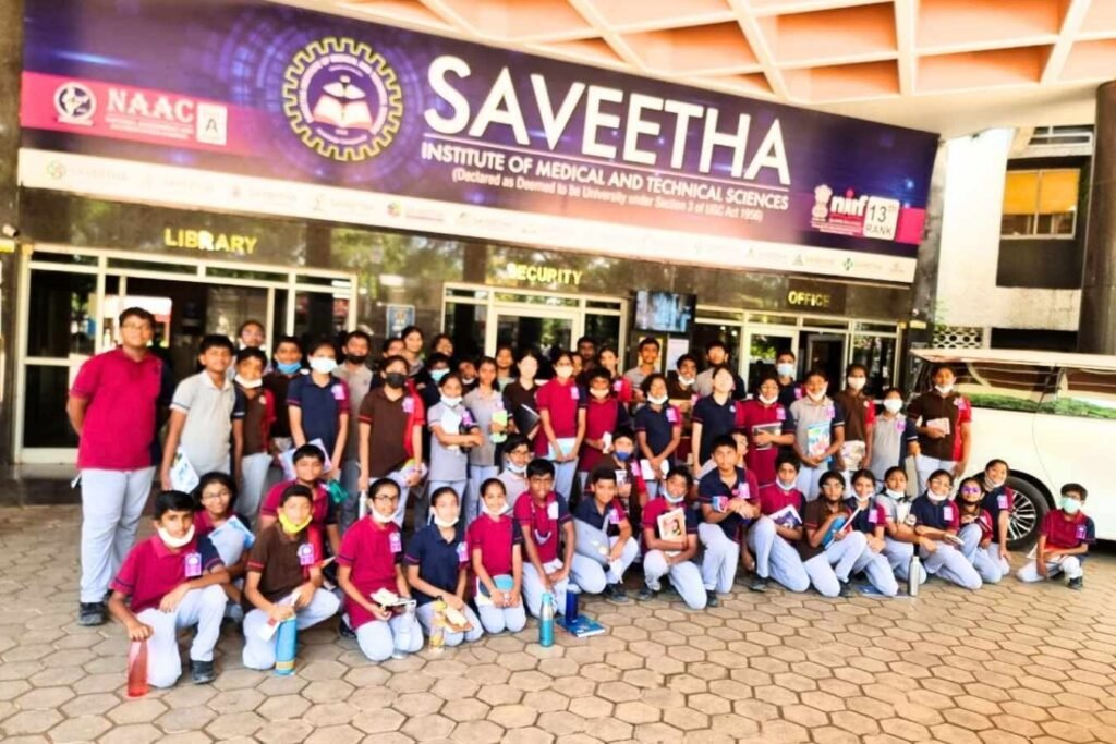 Navigating Science Horizons: MYP students Exploration at Saveetha Dental College at The Pupil International School