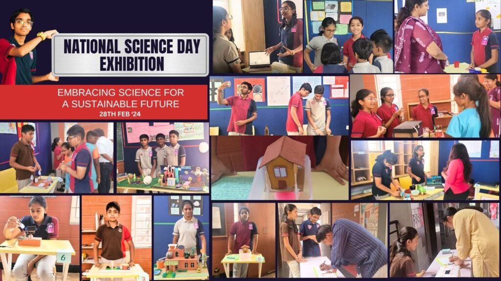 National Science Day Exhibition 2024: Embracing Science for a Sustainable Future. at The Pupil International School