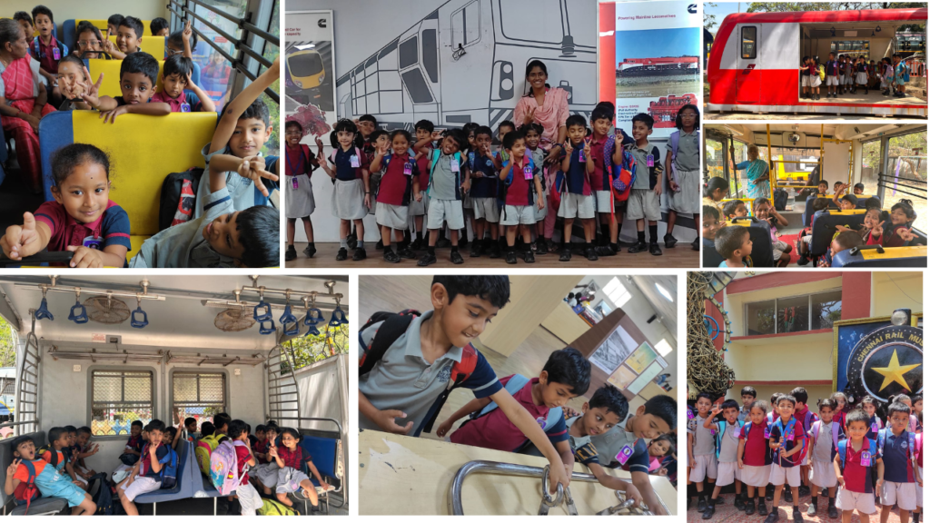 Delving into Railway Heritage: STEP 2 and 3 Excursion to Chennai Rail Museum at The Pupil International School