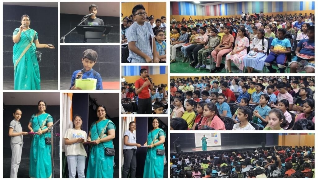 Guest Lecture on Sustainability by Ms. Jayashree Kalyanaraman at The Pupil International School