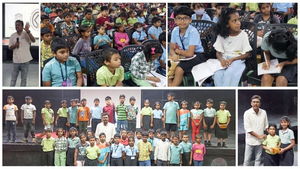 Inspiring Lecture by Mr. Ananth Ram Baskar on UNESCO and WWF at The Pupil International School