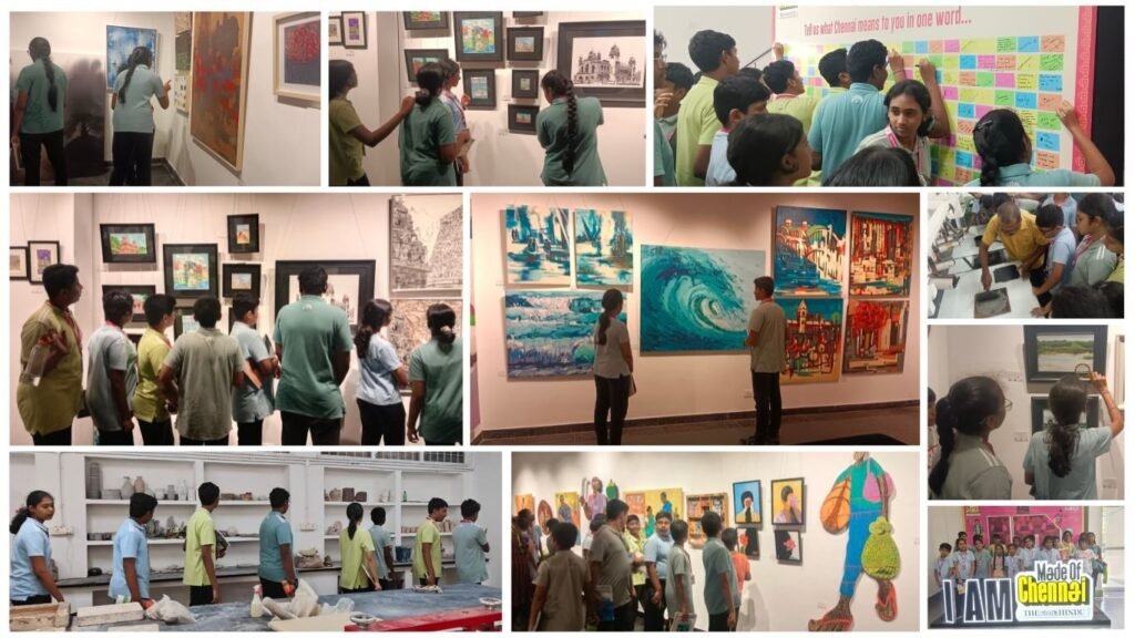 The Artistic voyage" at Lalit Kala Akademi at The Pupil International School