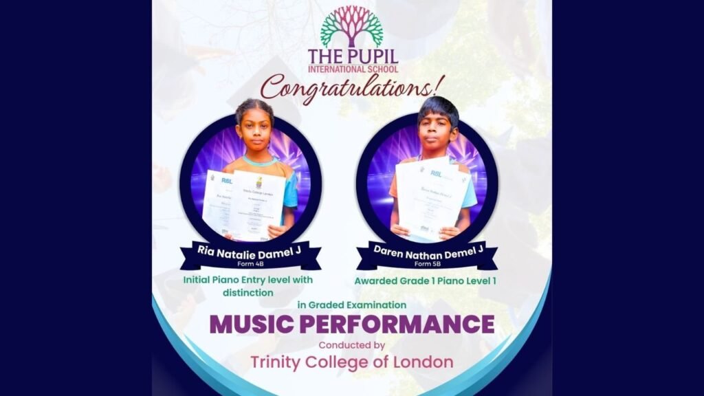Outstanding Achievements in Music Performance at The Pupil International School