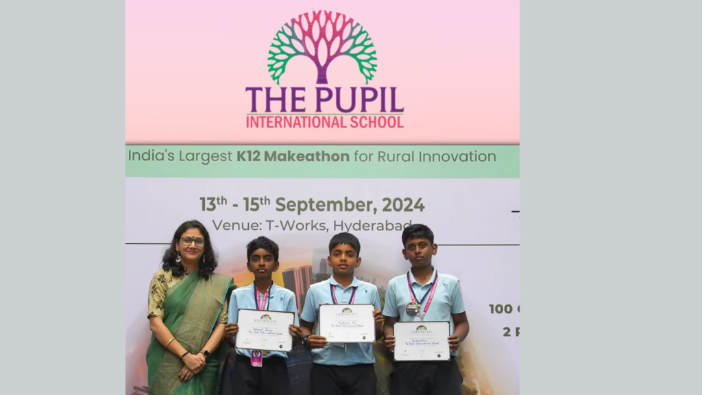 Innovation for a Cause: Form 8 Students Shine at the National Makeathon at The Pupil International School