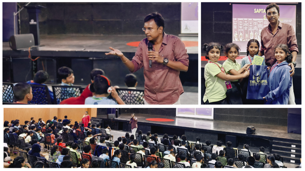 Exploring the Night Sky with Mr. Ananth Ram Baskar at The Pupil International School