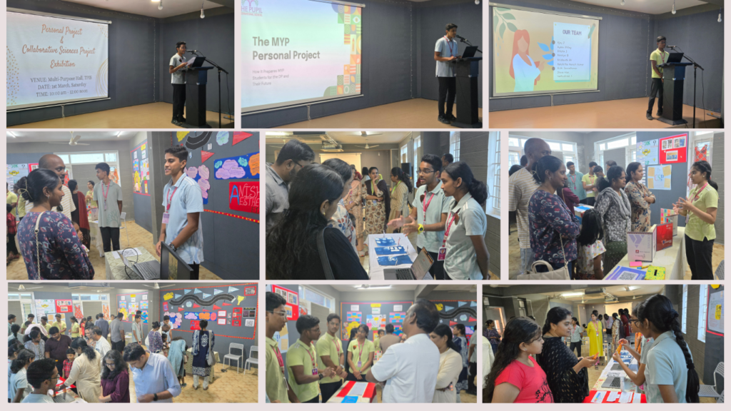 MYP Personal Project and DP Collaborative Science Project Exhibition at The Pupil International School