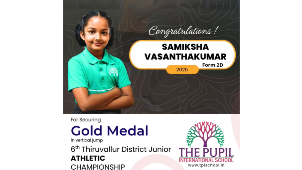 Athletic Achievement Alert at The Pupil International School
