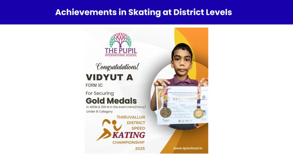Golden Triumph on Wheels at The Pupil International School