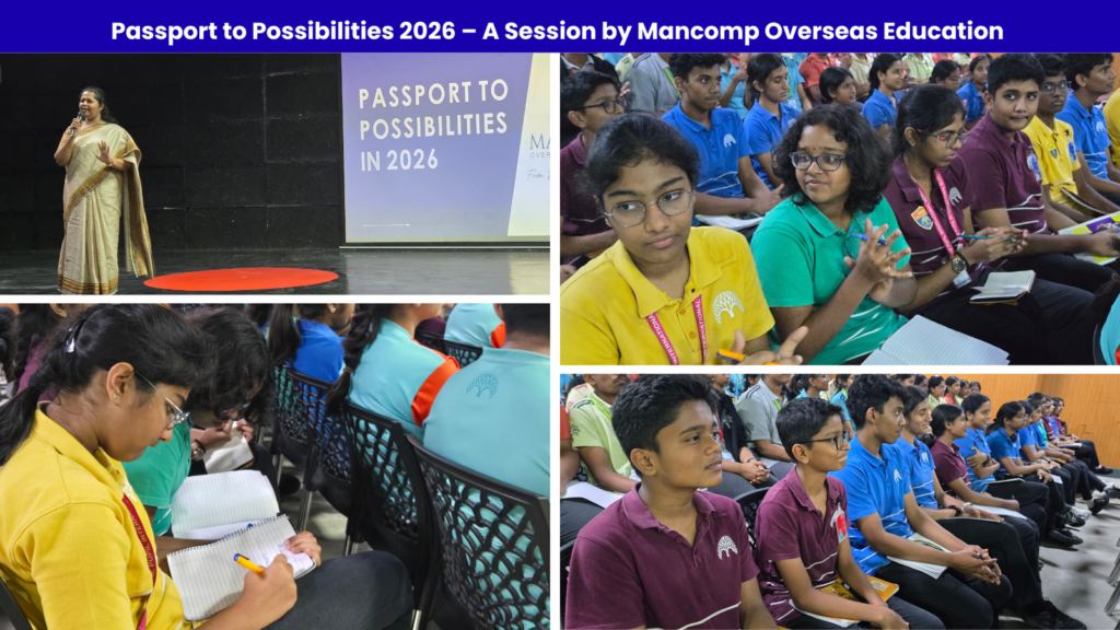 Passport to Possibilities 2026 – A Session by Mancomp Overseas Education at The Pupil International School