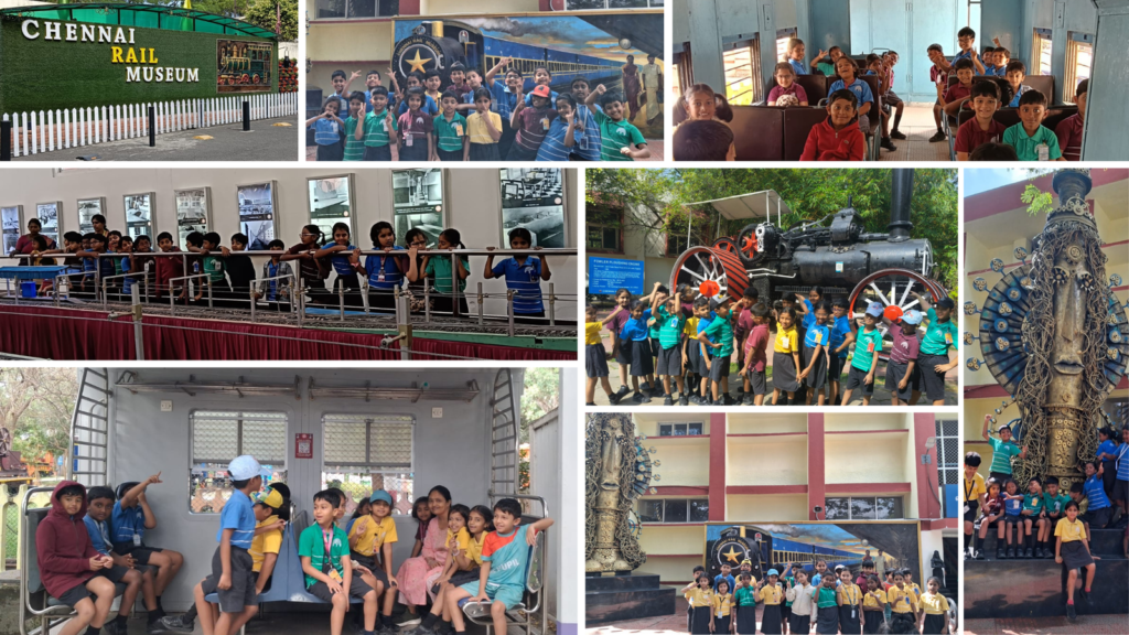 Field Trip to Chennai Railway Museum Theme: How the World Works at The Pupil International School