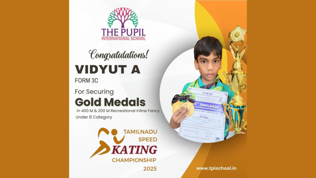 Honouring a Champion in Speed Skating at The Pupil International School