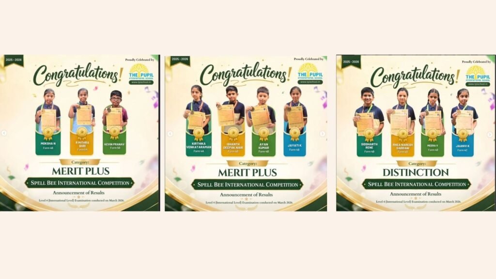 Celebrating Our Form 4 & Form 5 Spell Bee International Achievers at The Pupil International School