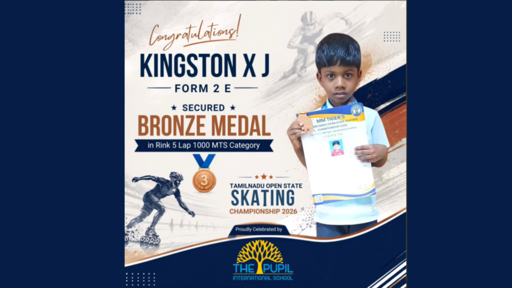 A BRONZE-WINNING PERFORMANCE at The Pupil International School