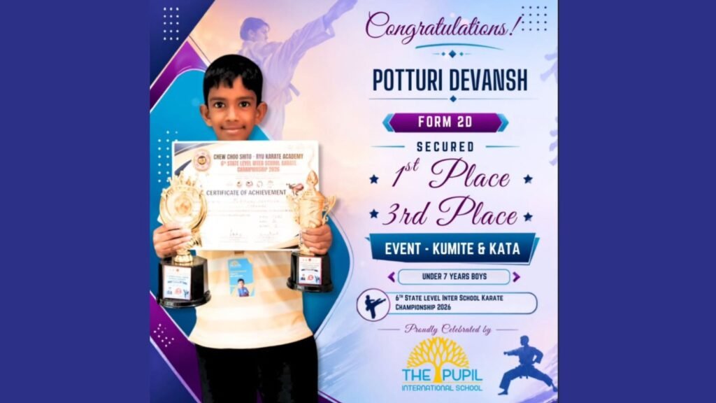 Double Triumph in Karate at The Pupil International School