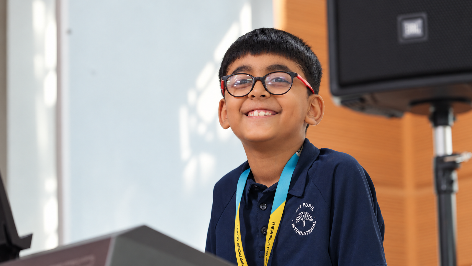 Smiling Primary Year student at The Pupil International School